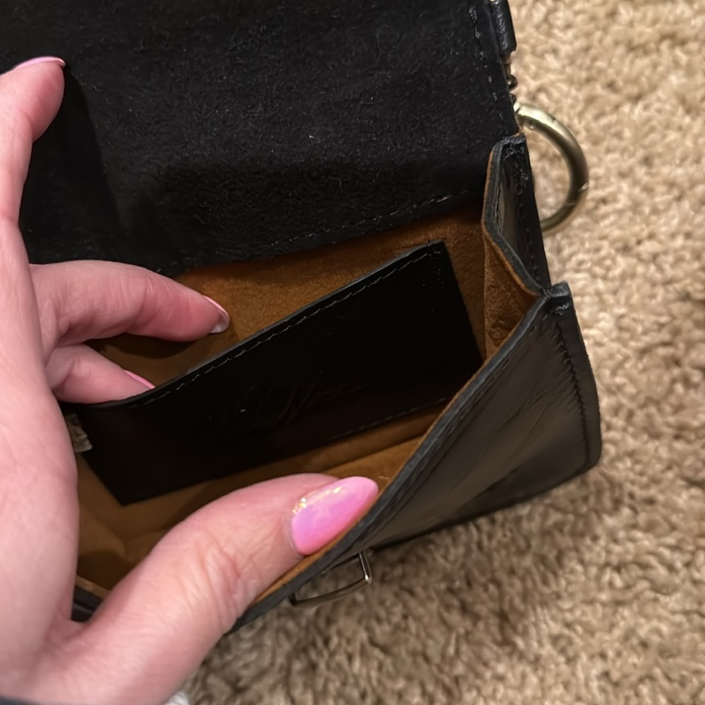 Patricia Nash Key Fob wallet coin purse Patricia Nash leopard black - Picture 3 of 3